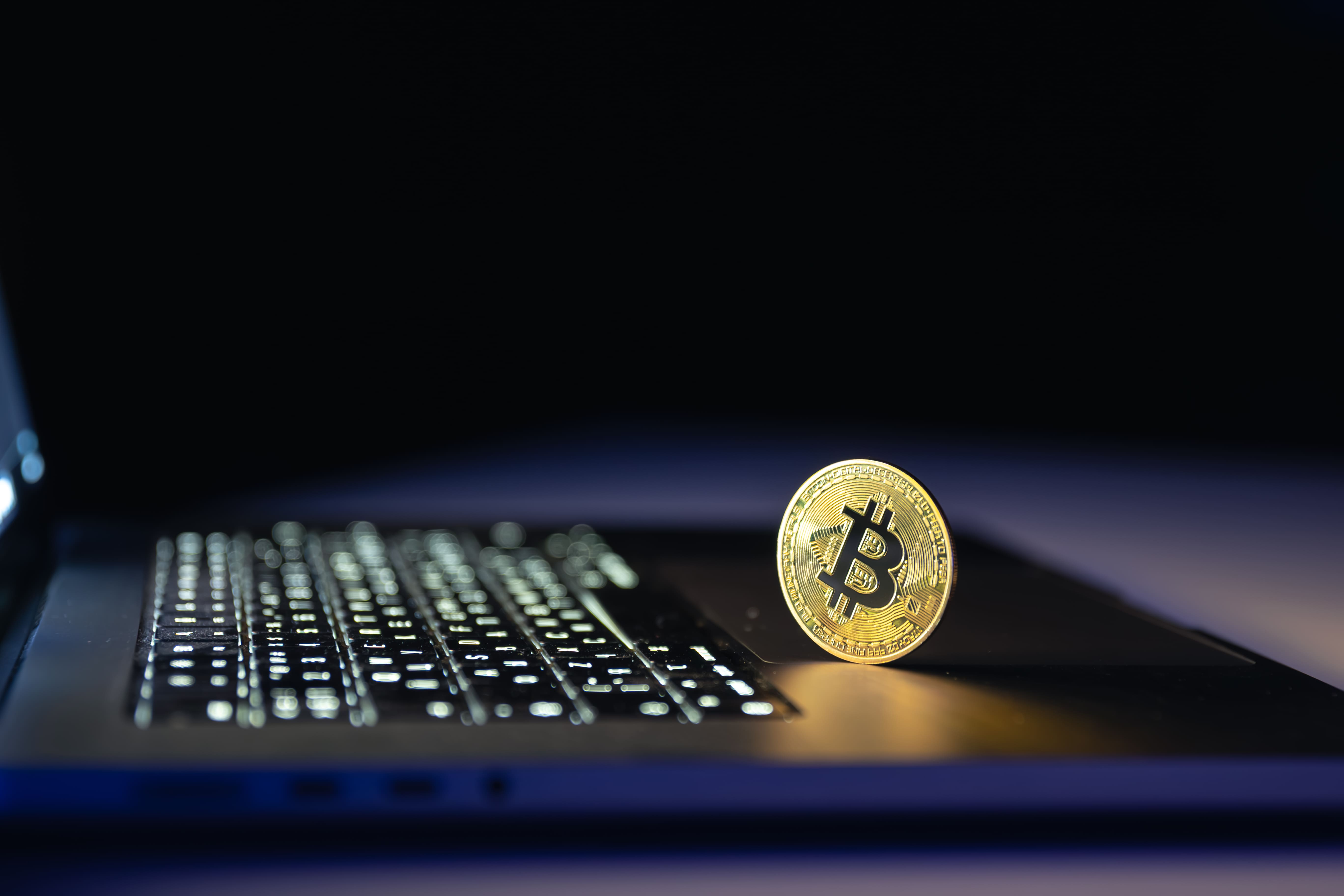 bitcoin-coin-keyboard-with-nice-background-crypto-money-concept